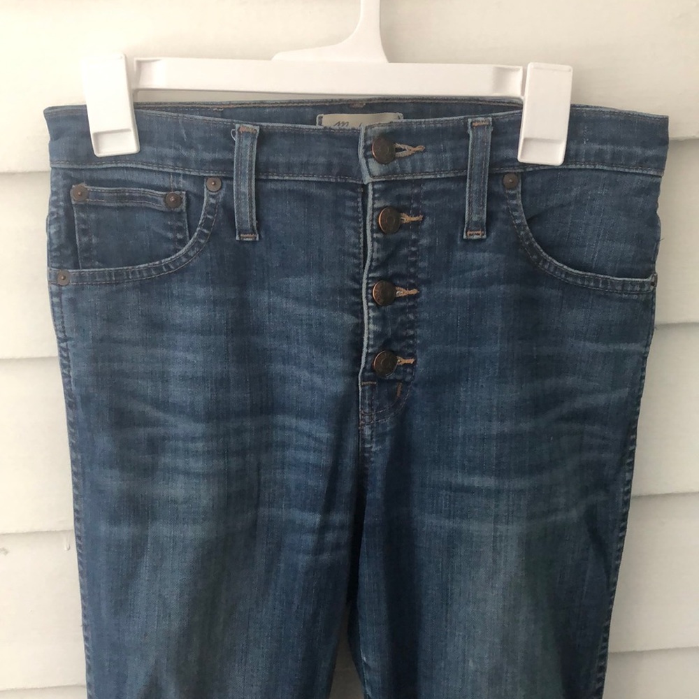 madewell 10” high rise skinny jeans
